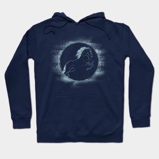 Frost jumping horse Hoodie